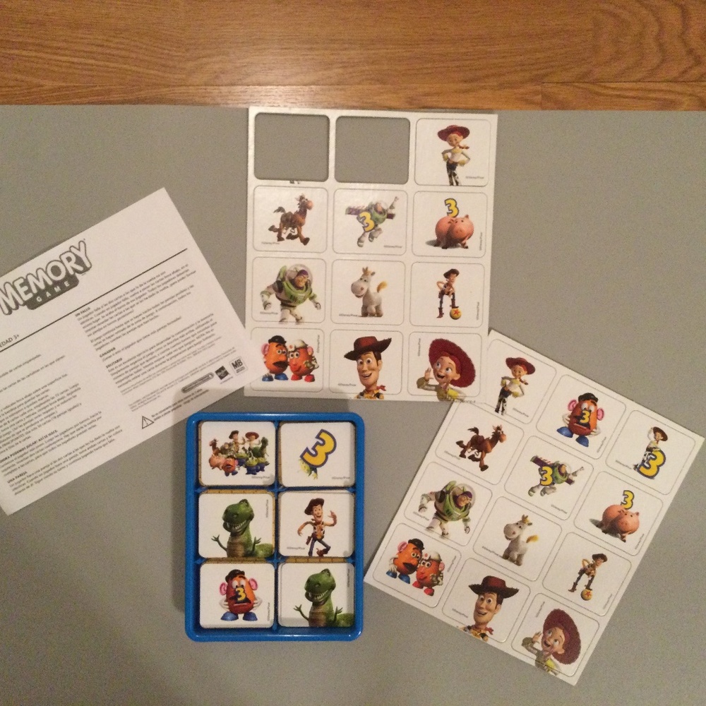 Vintage Toy Story 3 Memory Game - Picture 2 of 3